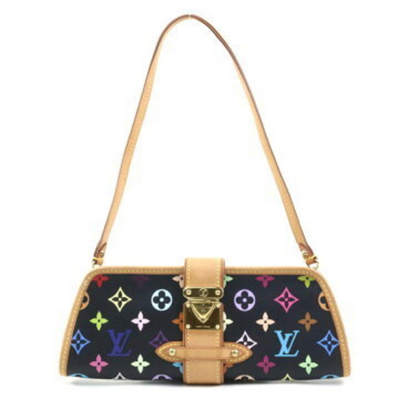 Louis Vuitton Multicolor Shirley clutch bag Noir Black - Picture 1 of 4